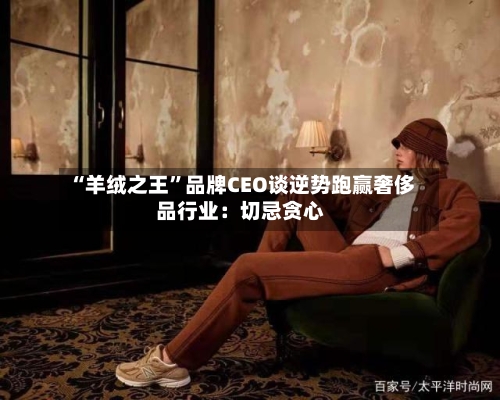 “羊绒之王”品牌CEO谈逆势跑赢奢侈品行业：切忌贪心-第3张图片