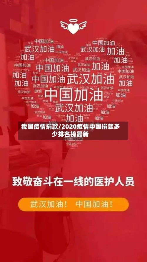 我国疫情捐款/2020疫情中国捐款多少排名榜最新