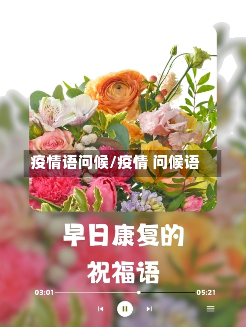 疫情语问候/疫情 问候语