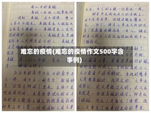 难忘的疫情(难忘的疫情作文500字含事例)-第2张图片