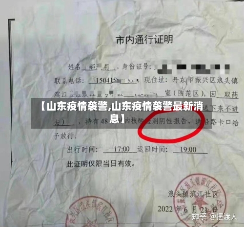 【山东疫情袭警,山东疫情袭警最新消息】