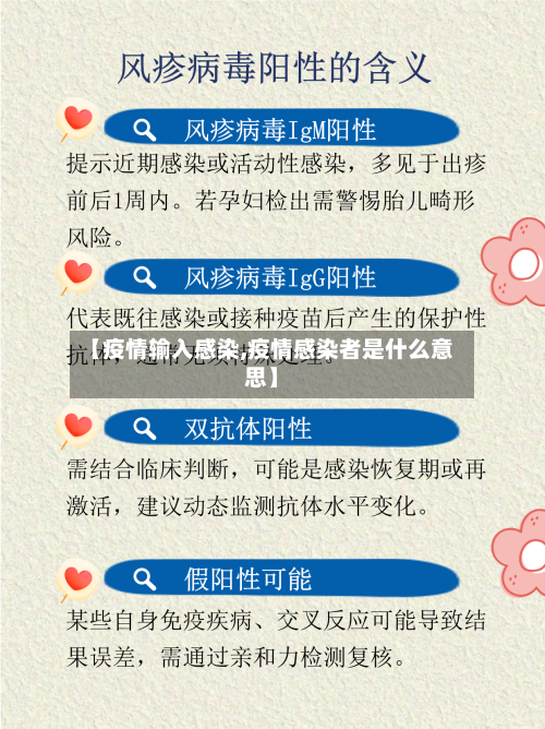 【疫情输入感染,疫情感染者是什么意思】-第2张图片