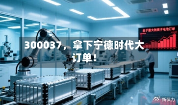 300037	，拿下宁德时代大订单！-第2张图片