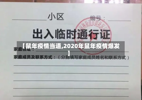 【鼠年疫情当道,2020年鼠年疫情爆发】-第2张图片