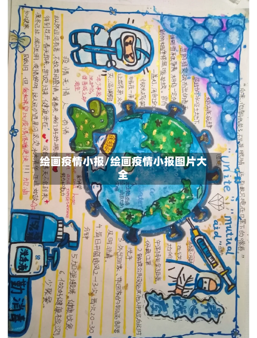 绘画疫情小报/绘画疫情小报图片大全
