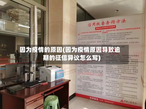 因为疫情的原因(因为疫情原因导致逾期的征信异议怎么写)-第2张图片