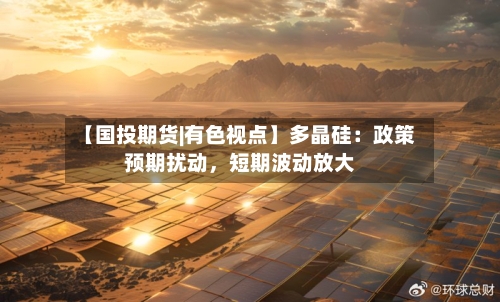 【国投期货|有色视点】多晶硅：政策预期扰动	，短期波动放大-第3张图片