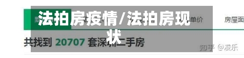 法拍房疫情/法拍房现状