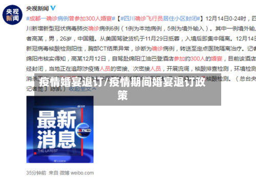 疫情婚宴退订/疫情期间婚宴退订政策-第3张图片