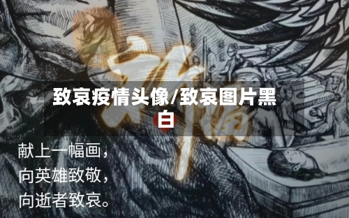 致哀疫情头像/致哀图片黑白