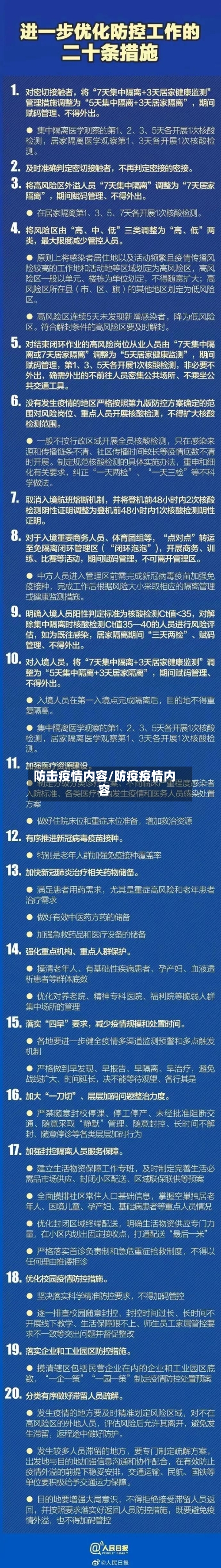 防击疫情内容/防疫疫情内容