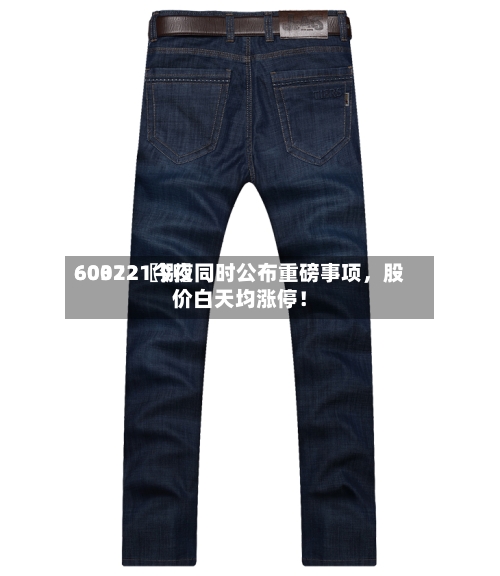 60022〖捌〗、603721今夜同时公布重磅事项，股价白天均涨停！