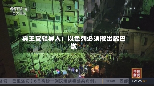 真主党领导人：以色列必须撤出黎巴嫩
