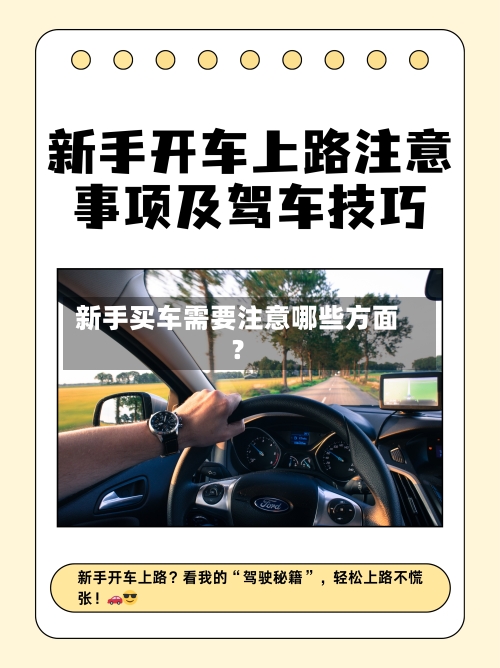 新手买车需要注意哪些方面？