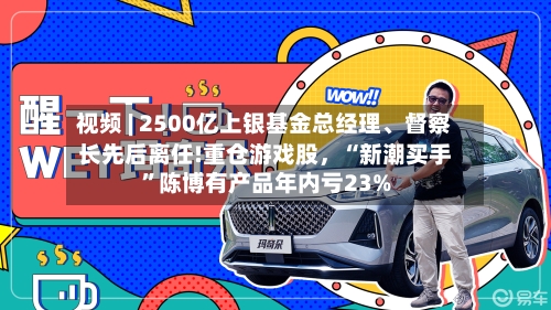 视频 | 2500亿上银基金总经理、督察长先后离任!重仓游戏股，“新潮买手”陈博有产品年内亏23%-第2张图片
