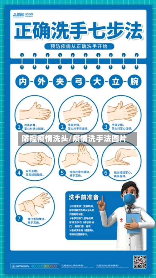 防控疫情洗头/疫情洗手法图片