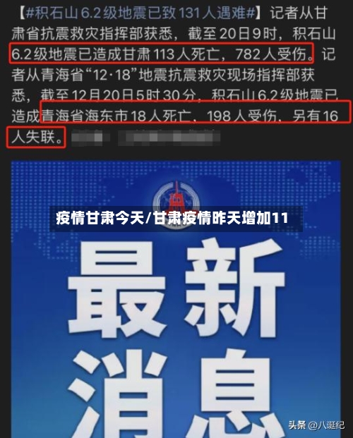 疫情甘肃今天/甘肃疫情昨天增加11