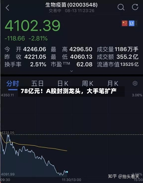 78亿元！A股封测龙头	，大手笔扩产-第2张图片