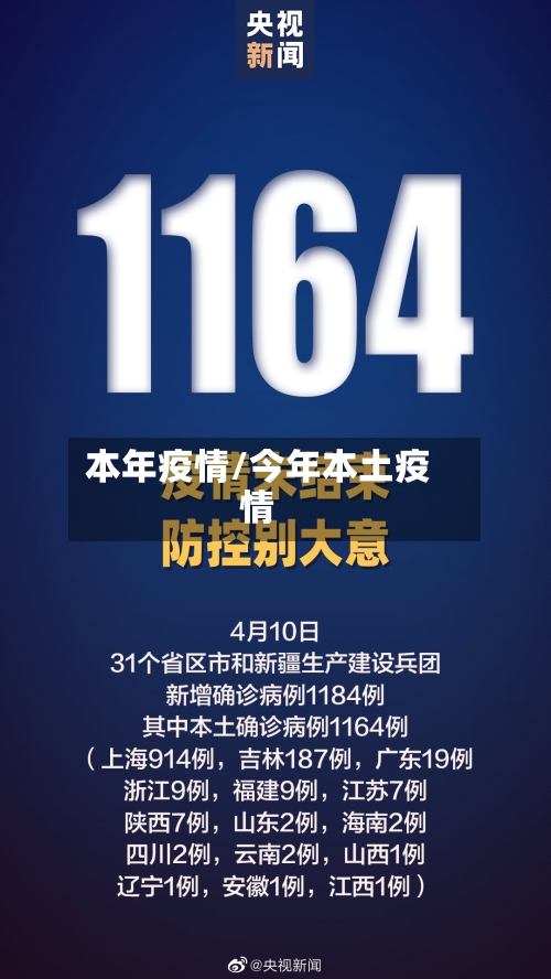 本年疫情/今年本土疫情