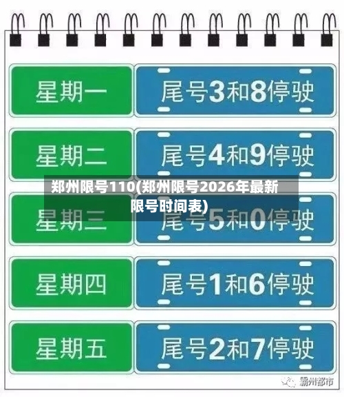 郑州限号110(郑州限号2026年最新限号时间表)