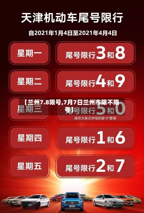 【兰州7.8限号,7月7日兰州市限不限号】-第3张图片