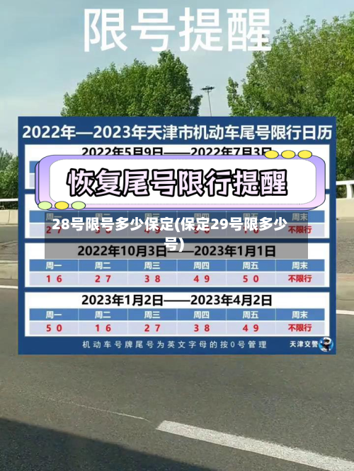 28号限号多少保定(保定29号限多少号)-第2张图片
