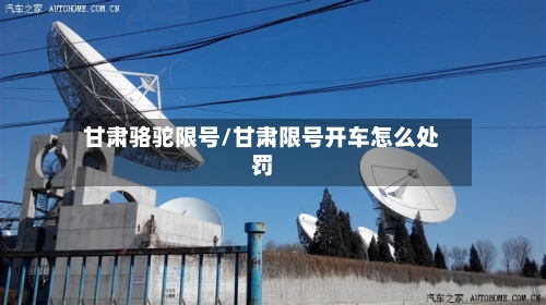 甘肃骆驼限号/甘肃限号开车怎么处罚