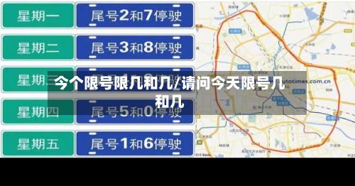 今个限号限几和几/请问今天限号几和几