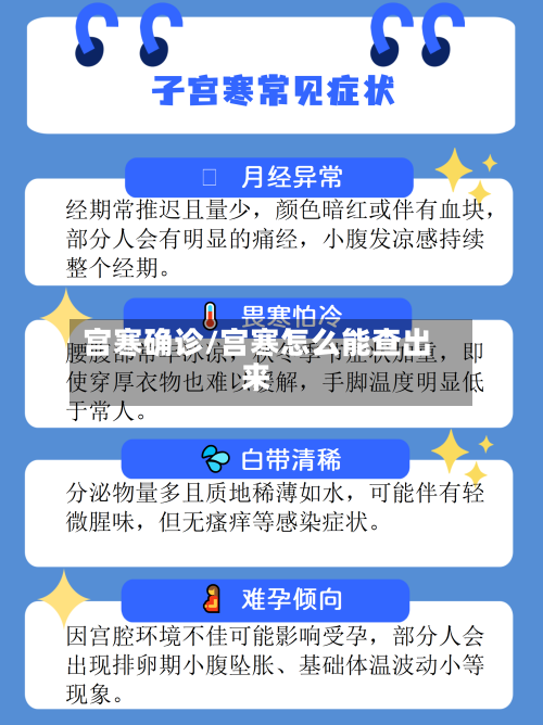 宫寒确诊/宫寒怎么能查出来-第2张图片