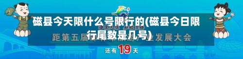 磁县今天限什么号限行的(磁县今日限行尾数是几号)