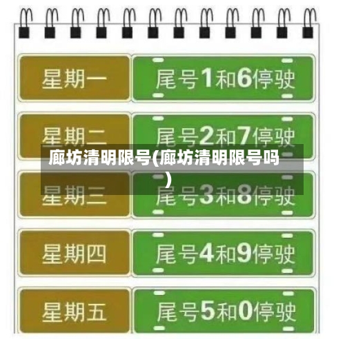 廊坊清明限号(廊坊清明限号吗)-第3张图片