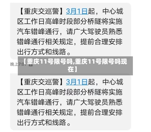 【重庆11号限号吗,重庆11号限号吗现在】-第3张图片