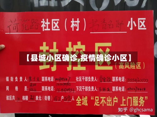 【县城小区确诊,疫情确诊小区】
