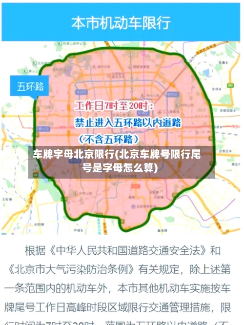 车牌字母北京限行(北京车牌号限行尾号是字母怎么算)-第2张图片