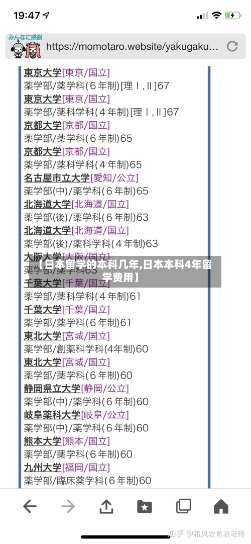 【日本留学的本科几年,日本本科4年留学费用】-第2张图片